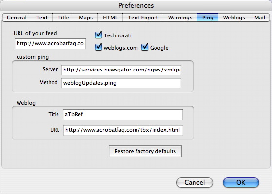 ping Google