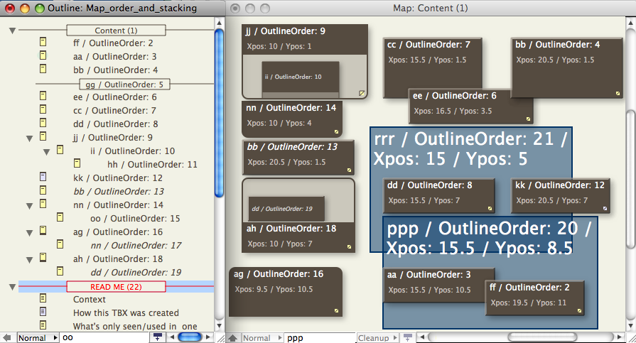 What is OutlineOrder?