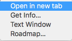 View pane, Attribute Browser (note selected), pop-up menu View pane, Attribute Browser (note selected), pop-up menu