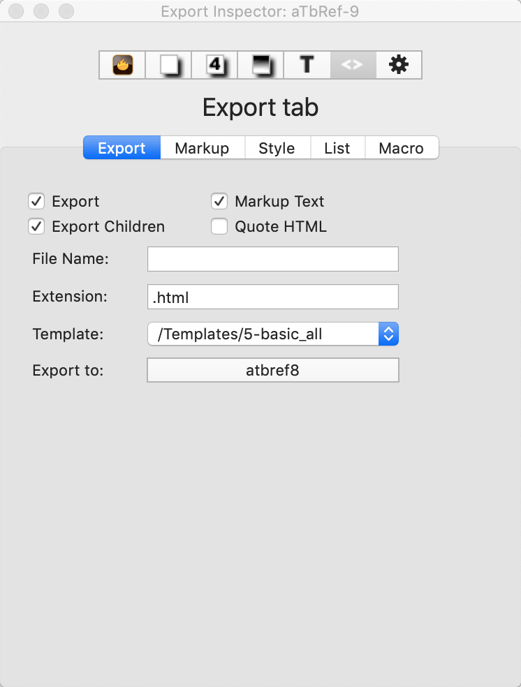 Exporting Folders Exporting Folders